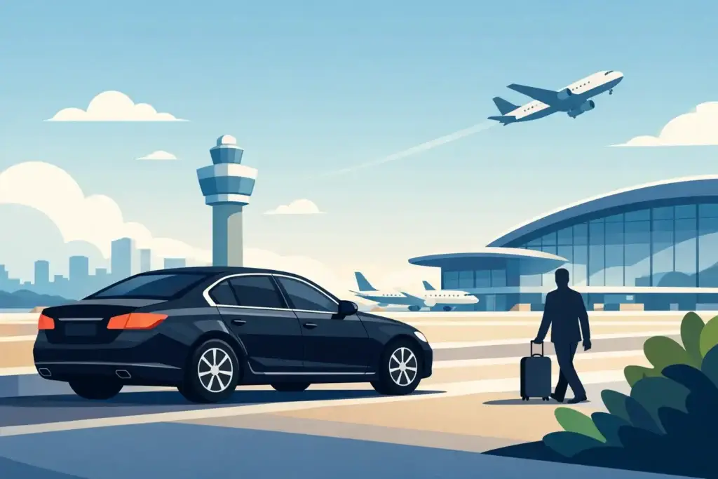 Privé taxi naar Schiphol vaste prijs