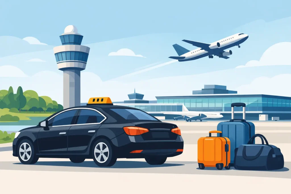 Taxi De Meern naar Schiphol regelen