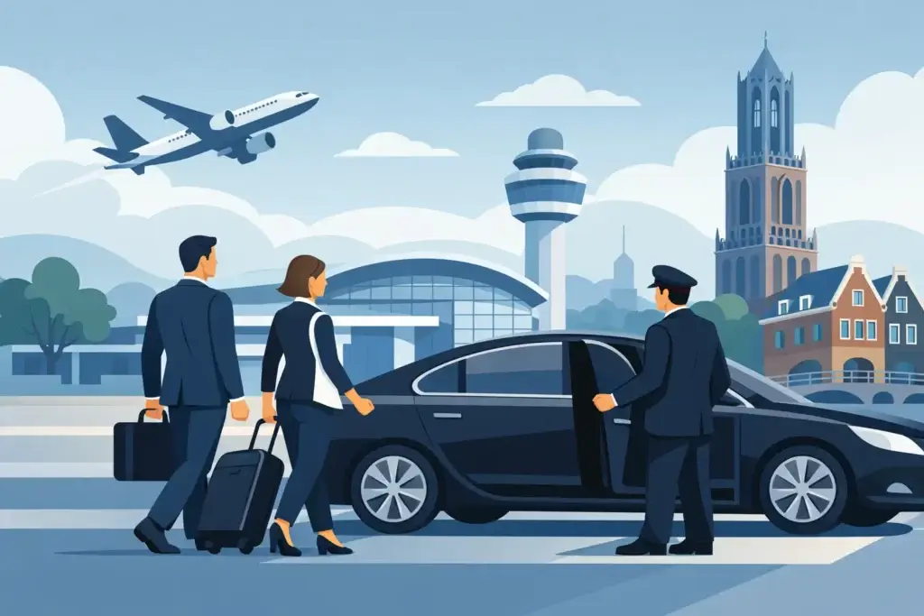 Zakelijke airport transfer Utrecht regelen