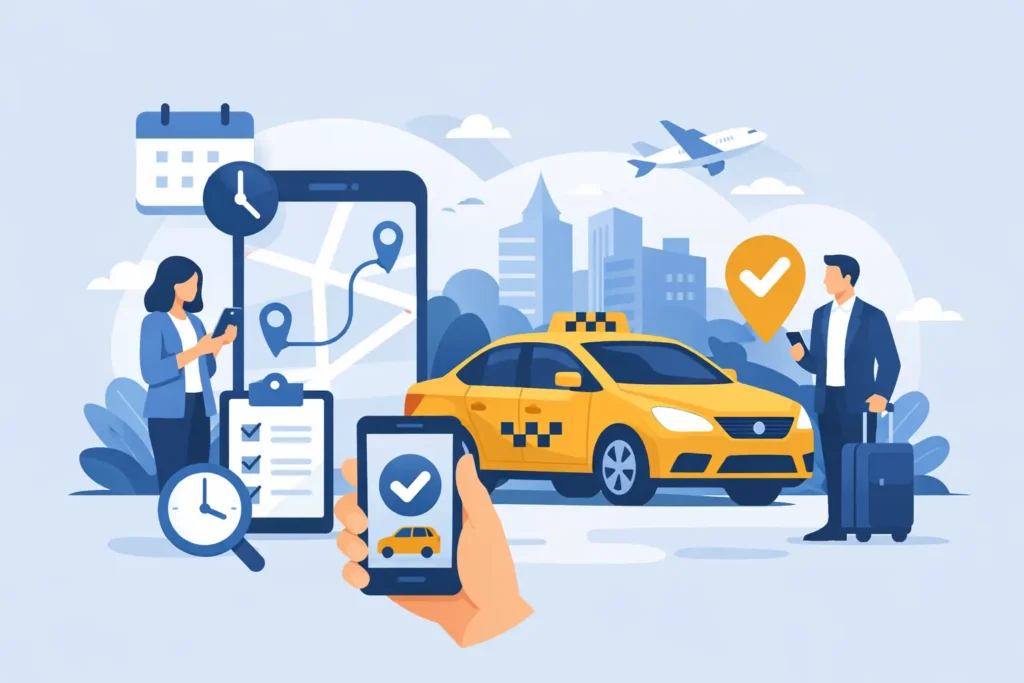 7 goede redenen om een taxi vooraf te boeken