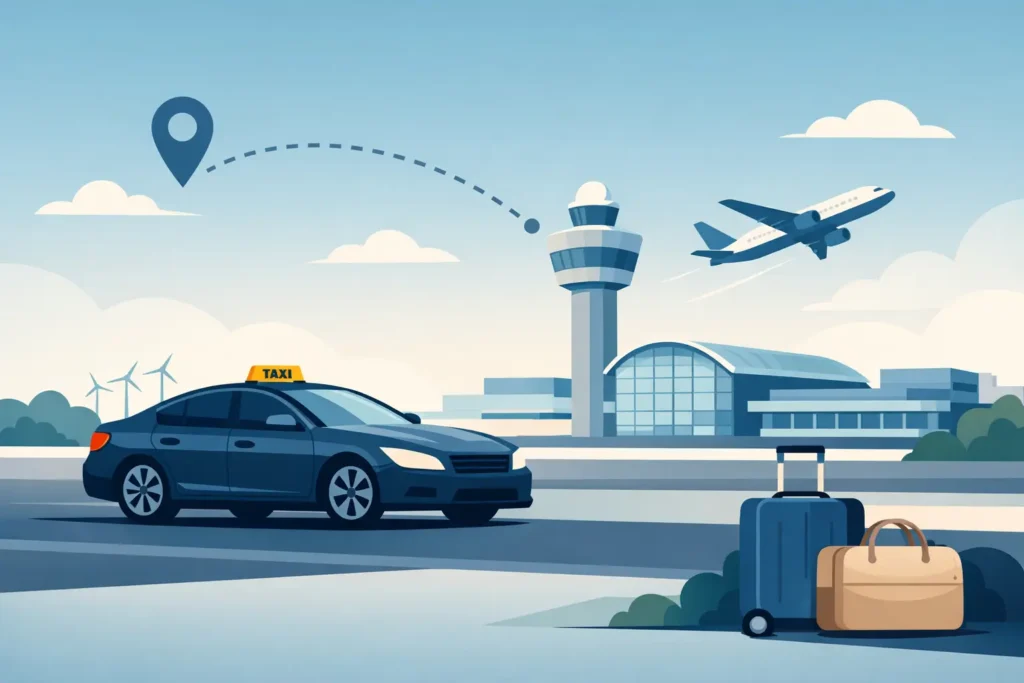 Vaste taxiprijs zonder verrassingen naar Schiphol