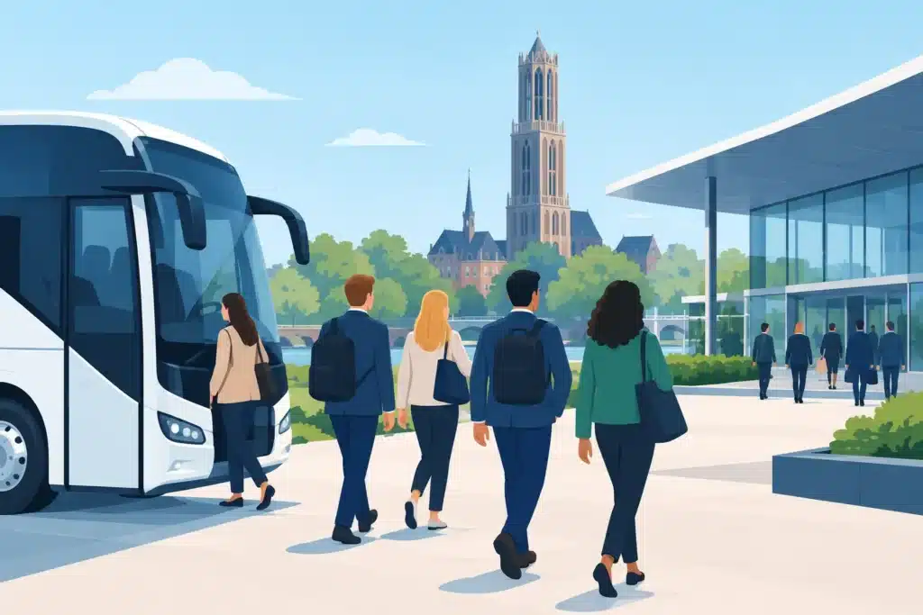 Case congresvervoer Utrecht: op tijd met uw groep