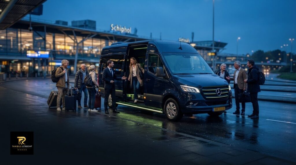 Bilthoven naar Schiphol met een taxibus: vaste prijs en zorgeloos vervoer