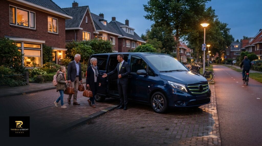Busje met chauffeur in De Meern voor familiebezoek