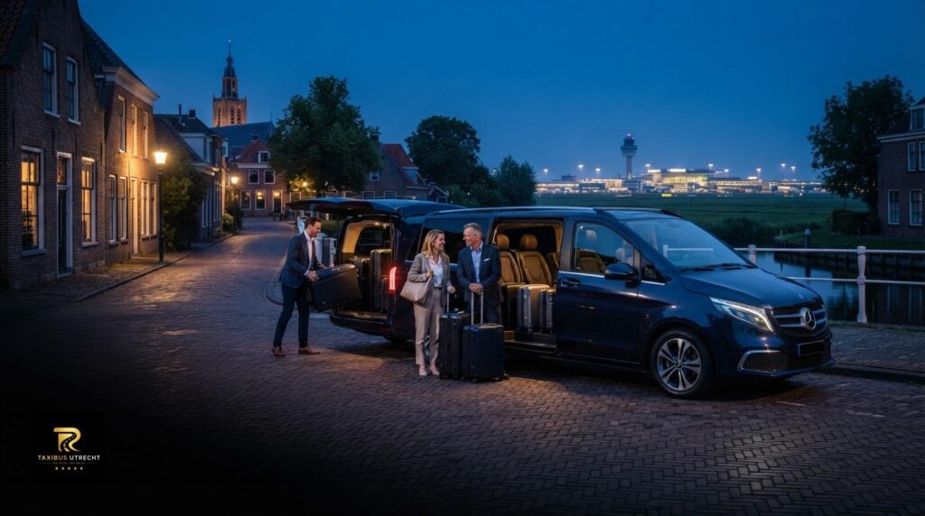 Busje met chauffeur van Montfoort naar Schiphol