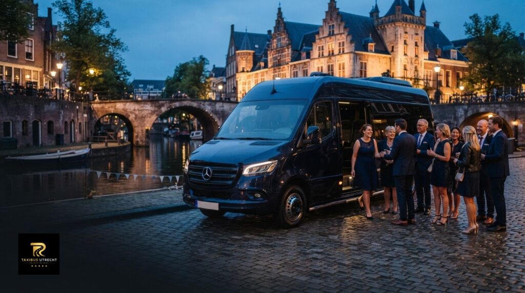 Pendelbus voor bruiloftsgasten naar Kasteel Oudaen