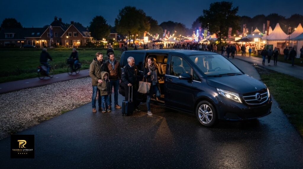 Taxibus in Bunnik voor festivals en vervoer naar huis
