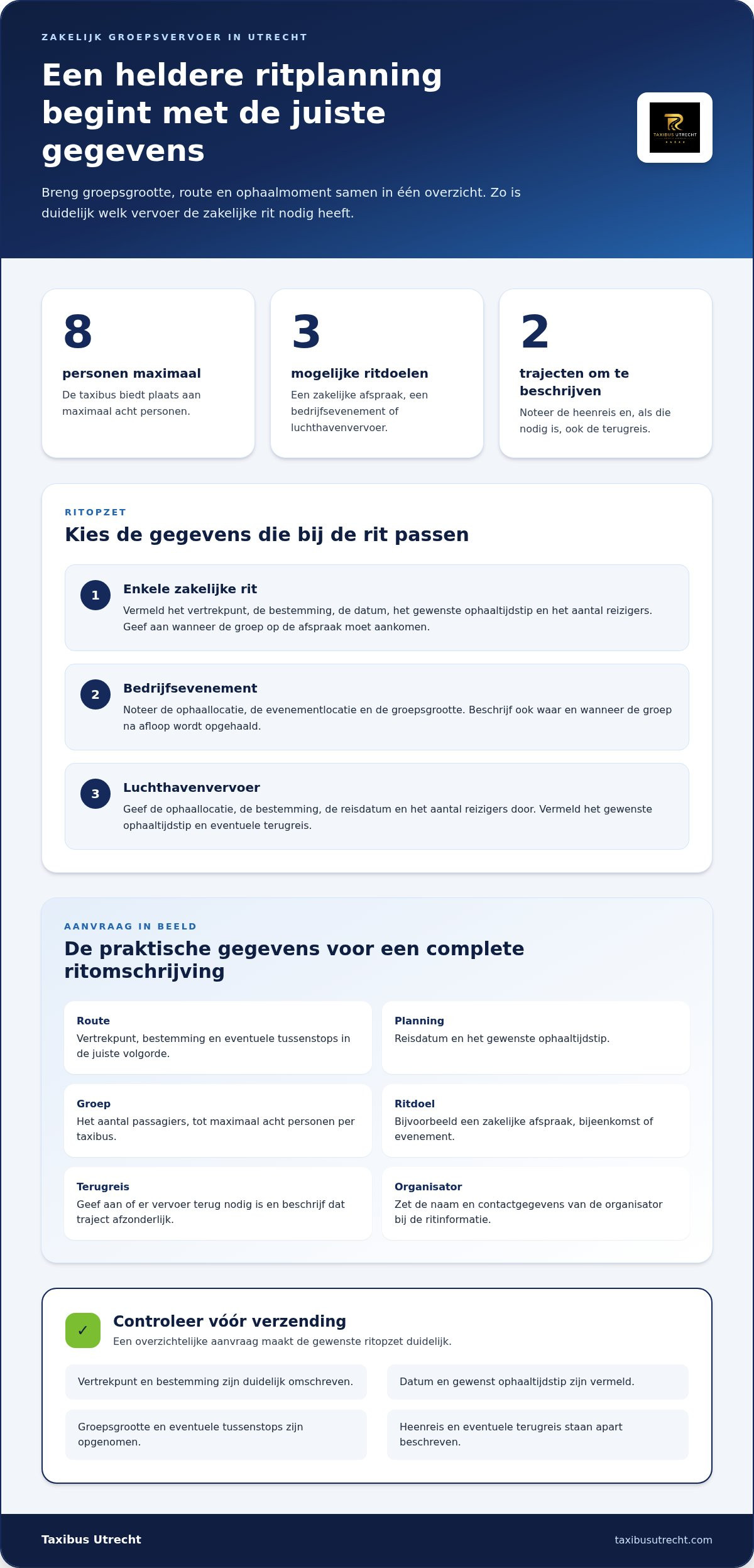 Zakelijk groepsvervoer in Utrecht: zo vraag je een offerte aan
